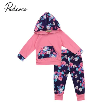 Pudcoco Newborn Baby Girls Clothes High Quality Floral Hooded Long Sleeve Tops+Long Pants Outfits Baby Clothing Set
Pudcoco Newborn Baby Girls Clothes High Quality Floral Hooded Long Sleeve Tops+Long Pants Outfits Baby Clothing Set