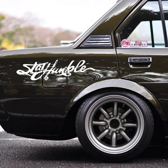 For 2Pcs Stay Humble Fun JDM Stance Japan Performance Car Windshield Vinyl Sticker Decal
For 2Pcs Stay Humble Fun JDM Stance Japan Performance Car Windshield Vinyl Sticker Decal