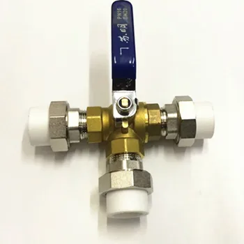 1/2 Inch PPR Female Full Ports Brass Ball Valve T-type Three Way Connection x1 Water heater solar energy conversion valve
1/2 Inch PPR Female Full Ports Brass Ball Valve T-type Three Way Connection x1 Water heater solar energy conversion valve