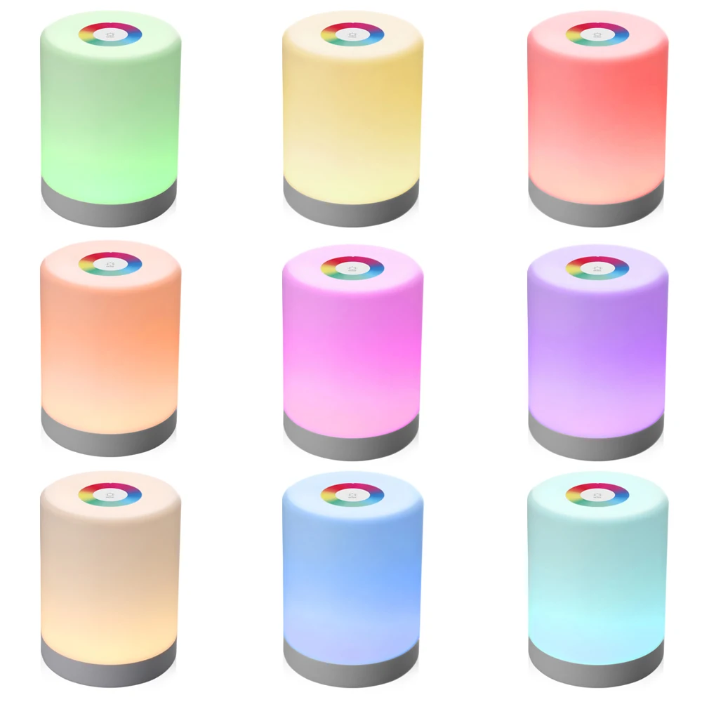 Rechargeable Smart LED Touch Control Night Light Induction Dimmer Intelligent Bedside Portable Lamp Dimmable RGB Color Change
Rechargeable Smart LED Touch Control Night Light Induction Dimmer Intelligent Bedside Portable Lamp Dimmable RGB Color Change