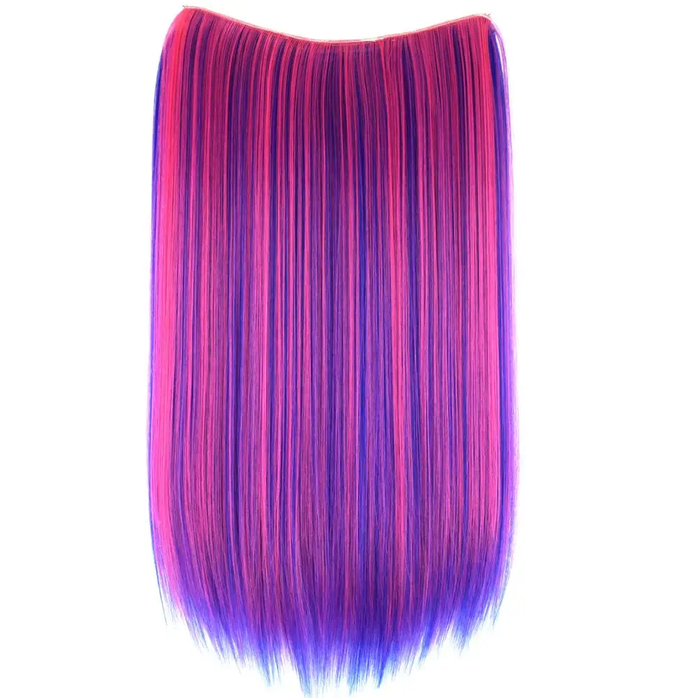 TOPREETY Heat Resistant Synthetic Fiber 22" 55cm 140gr Silky Straight 4 clips on V shaped clip in hair Extensions VC006
TOPREETY Heat Resistant Synthetic Fiber 22" 55cm 140gr Silky Straight 4 clips on V shaped clip in hair Extensions VC006