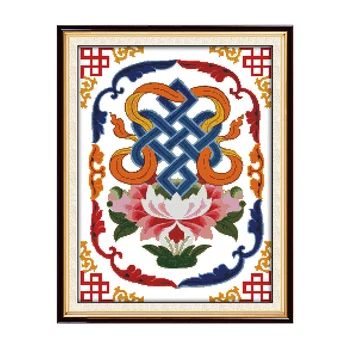 Joy Sunday The Eight Auspicious Symbols Corss-Stitch Set Chidren Hand Made DIY Embroidery Kits for Home Decor and Surprise Gift
Joy Sunday The Eight Auspicious Symbols Corss-Stitch Set Chidren Hand Made DIY Embroidery Kits for Home Decor and Surprise Gift