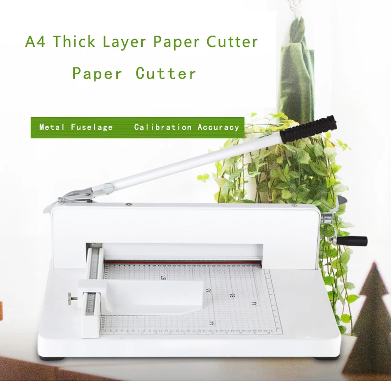 Thick Layer Paper Cutter A4 Album Manual Paper Cutter Tender Recipe Business Card Cutter Can Cut 4cm Thickened Large Book Cutter
Thick Layer Paper Cutter A4 Album Manual Paper Cutter Tender Recipe Business Card Cutter Can Cut 4cm Thickened Large Book Cutter