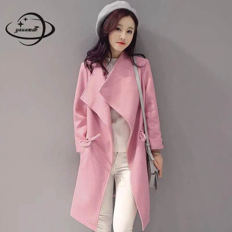 womens wool coats winter female Blends jackets clothing Turn-down Collar long style Slim belt ladies outerwear clothes h127
womens wool coats winter female Blends jackets clothing Turn-down Collar long style Slim belt ladies outerwear clothes h127