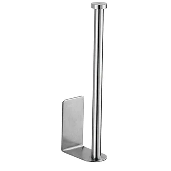 No Drilling Easy Install Verticle Stand Bathroom Wall Hanging Modern Strong Load Capacity Stainless Steel Tissue Holder Kitchen 
No Drilling Easy Install Verticle Stand Bathroom Wall Hanging Modern Strong Load Capacity Stainless Steel Tissue Holder Kitchen