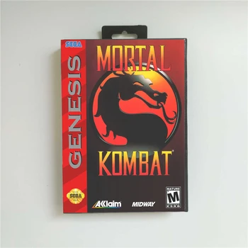 Mortal Kombat - USA Cover With Retail Box 16 Bit MD Game Card for Sega Megadrive Genesis Video Game Console
Mortal Kombat - USA Cover With Retail Box 16 Bit MD Game Card for Sega Megadrive Genesis Video Game Console