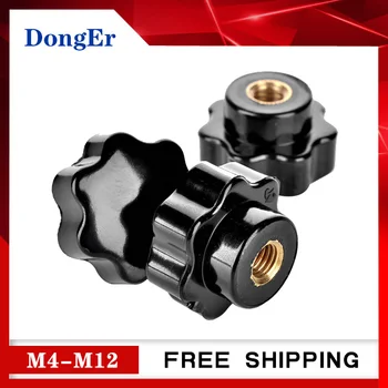 2Pcs M4 M5 M6 M8 M10 M12 CNC 3D Printer Plum Bakelite Hand Tighten Nuts Handle Star Mechanical Black Thumb Nut
2Pcs M4 M5 M6 M8 M10 M12 CNC 3D Printer Plum Bakelite Hand Tighten Nuts Handle Star Mechanical Black Thumb Nut