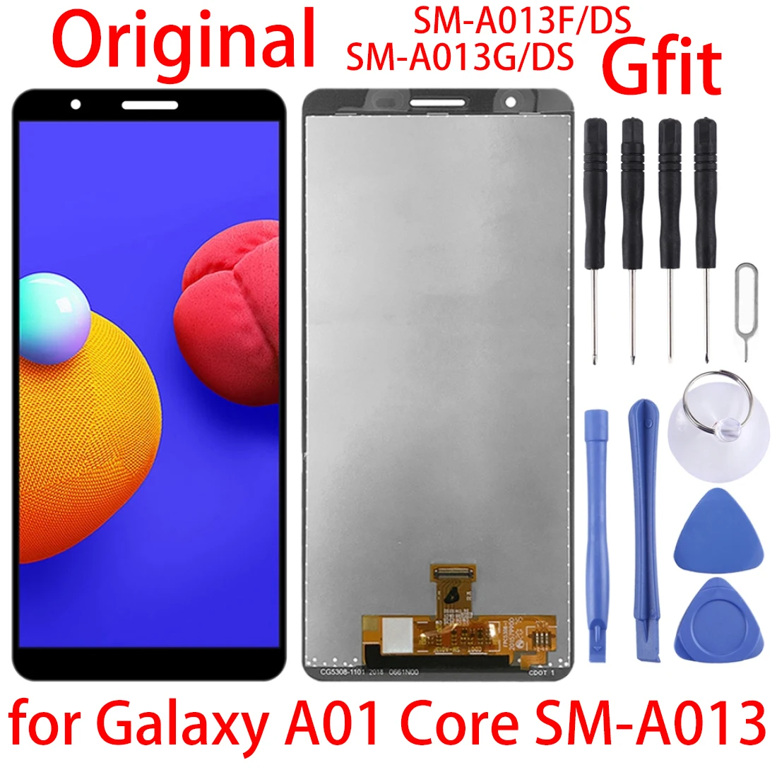 Original For Galaxy A01 Core LCD Screen and Digitizer Full Assembly for Samsung Galaxy A01 Core SM-A013F/DS/SM-A013G/DS
Original For Galaxy A01 Core LCD Screen and Digitizer Full Assembly for Samsung Galaxy A01 Core SM-A013F/DS/SM-A013G/DS