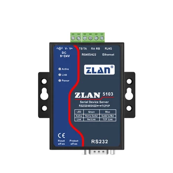 Serial port server serial port to Ethernet module |RS232/485/422 to Ethernet ZLAN5103
Serial port server serial port to Ethernet module |RS232/485/422 to Ethernet ZLAN5103