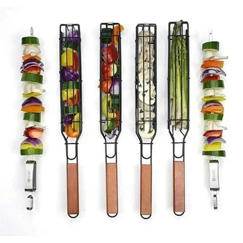 Stainless Steel Nonstick Barbecue Grill Basket Portable BBQ Grilling Basket Tools Mesh Kitchen Tools kitchen accessories Basket
Stainless Steel Nonstick Barbecue Grill Basket Portable BBQ Grilling Basket Tools Mesh Kitchen Tools kitchen accessories Basket