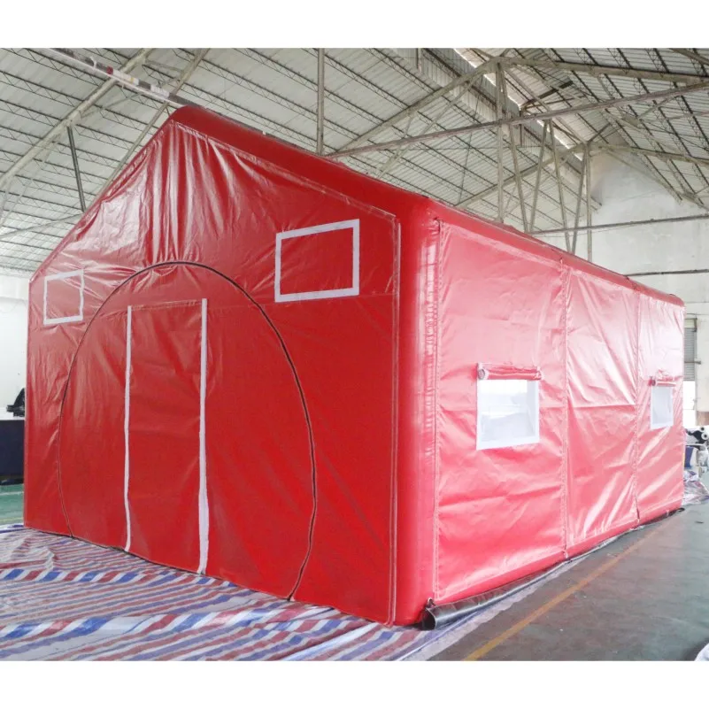 Фото Портативная герметичная красная надувная аварийная палатка - купить