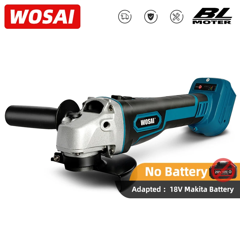 WOSAI M14 Cordless Electric Brushless Angle Electric Grinder Grinding Machine Polishing Cutting For 18V Makita Lithium Battery
WOSAI M14 Cordless Electric Brushless Angle Electric Grinder Grinding Machine Polishing Cutting For 18V Makita Lithium Battery