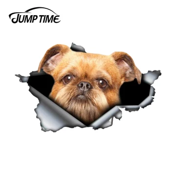 Jump Time 13cm x 8.8cm Brussels Griffon dog car Sticker Torn Metal Decal Wild Animal Car Stickers Window Bumper 3D Car Styling
Jump Time 13cm x 8.8cm Brussels Griffon dog car Sticker Torn Metal Decal Wild Animal Car Stickers Window Bumper 3D Car Styling