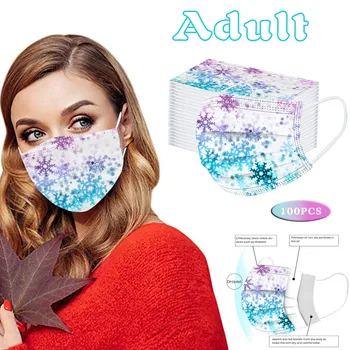10/20/30 pc Christmas Mask Adult's Desechable Protective Face Masks Snowflake Printed White Breathable Mouth Cover Mondkapjes #F
10/20/30 pc Christmas Mask Adult's Desechable Protective Face Masks Snowflake Printed White Breathable Mouth Cover Mondkapjes #F