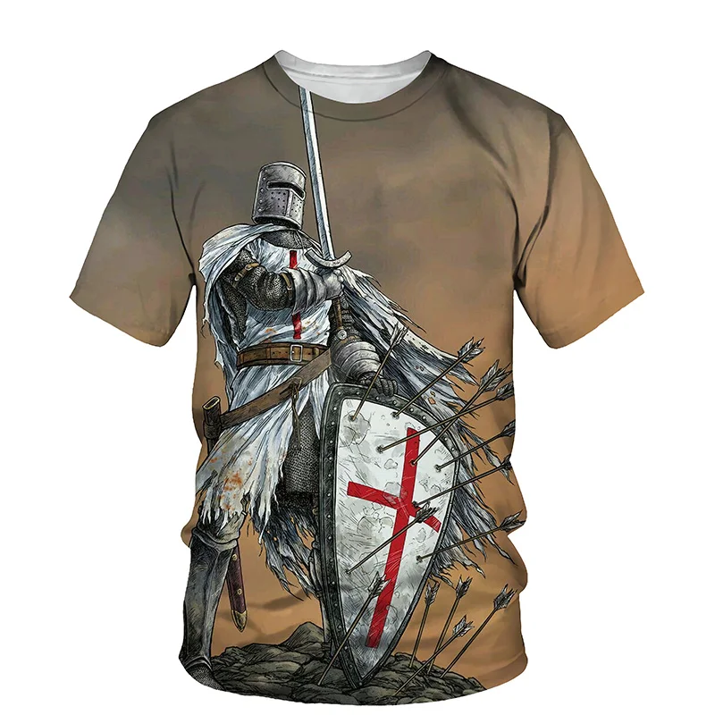 Templar Knight 3D Print Men T-shirt 2021 Summer O Neck Short Sleeve Tees Tops Hero Style Male Clothes Fashion Casual T-shirts
Templar Knight 3D Print Men T-shirt 2021 Summer O Neck Short Sleeve Tees Tops Hero Style Male Clothes Fashion Casual T-shirts
