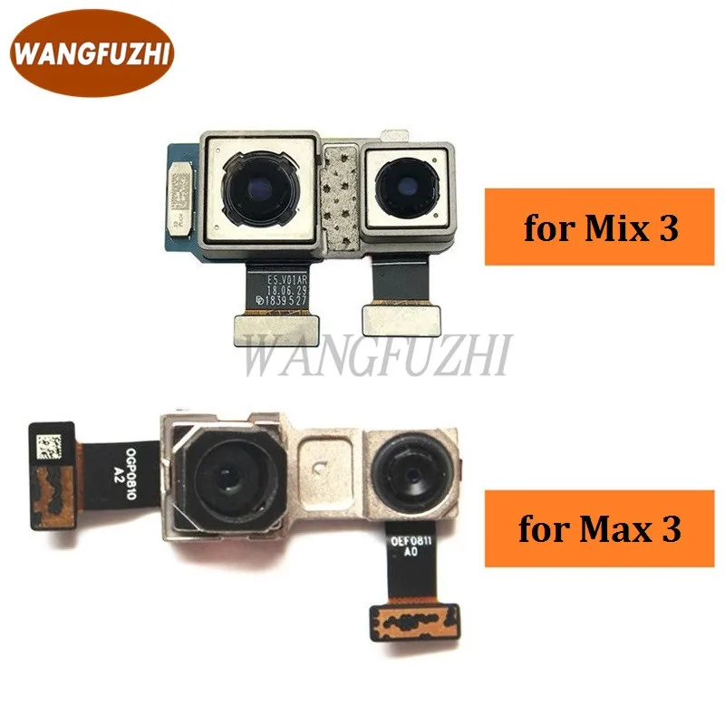 Фото Оригинальный двойной модуль задней камеры WANGFUZHI для Xiaomi Mi Mix 3 Max Запасная часть
