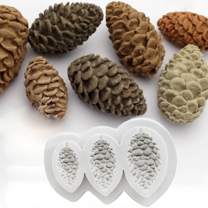 Pine Cones Molds Fondant Cake Decorating Tools Silicone Molds Sugarcraft Chocolate Baking Tools for Cakes Gumpaste Fimo
Pine Cones Molds Fondant Cake Decorating Tools Silicone Molds Sugarcraft Chocolate Baking Tools for Cakes Gumpaste Fimo
