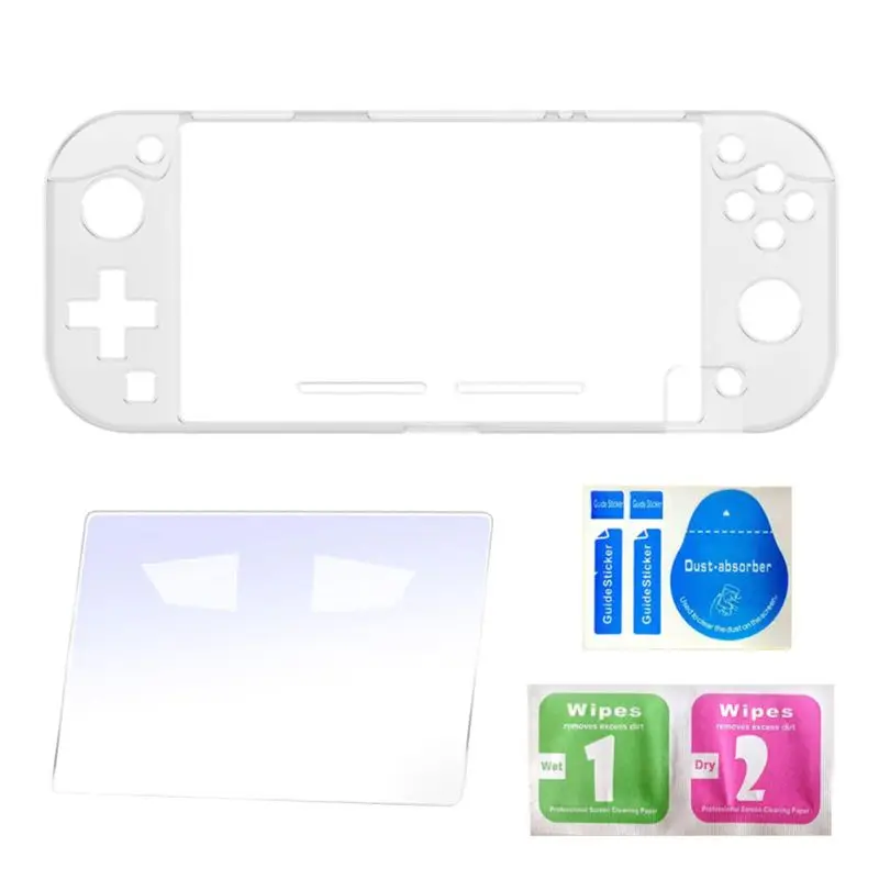 Waterproof Anti-slip Protective Case Frame Shell Tempered Glass Film Screen Protector Set for NS Switch Lite Gaming Console Acce
Waterproof Anti-slip Protective Case Frame Shell Tempered Glass Film Screen Protector Set for NS Switch Lite Gaming Console Acce