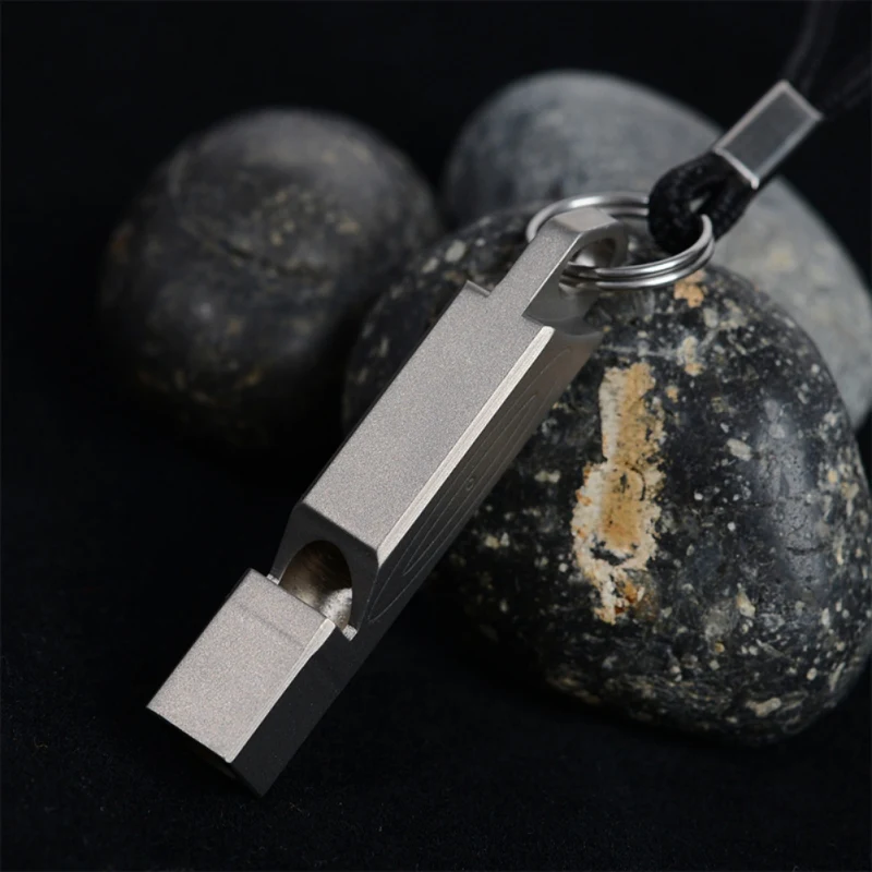 Ultralight Titanium Whistle with Cord Portable Emergency Hiking Camping Whistle Outdoor Survival Tools Camping Hiking Exploring
Ultralight Titanium Whistle with Cord Portable Emergency Hiking Camping Whistle Outdoor Survival Tools Camping Hiking Exploring