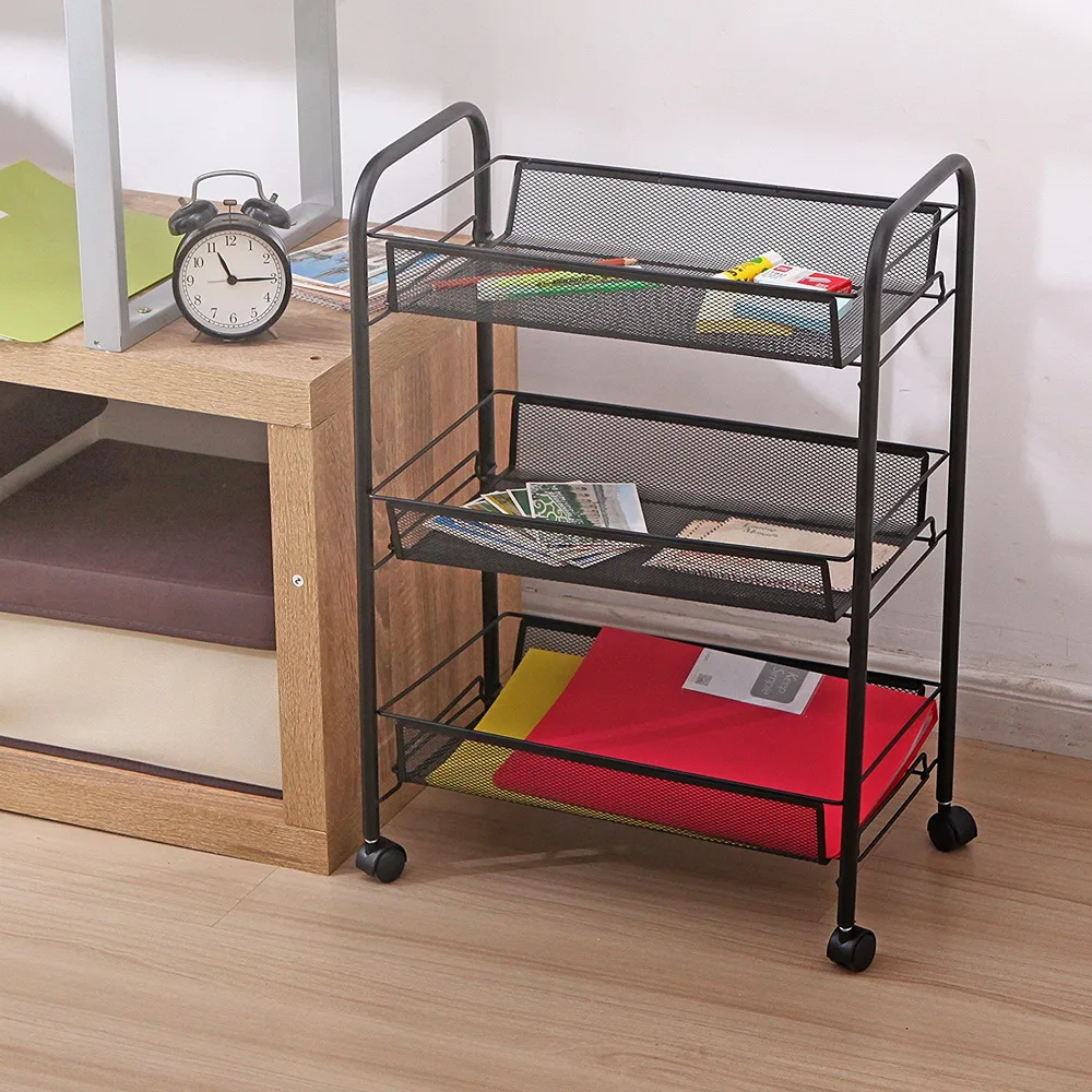 3 Tiers Storage Organizer Rack Movable Kitchen Bathroom Shelf Exquisite Honeycomb Net Three Tiers Storage Cart with Hook Black
3 Tiers Storage Organizer Rack Movable Kitchen Bathroom Shelf Exquisite Honeycomb Net Three Tiers Storage Cart with Hook Black