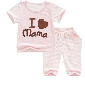 2pcs/set Summer Unisex Children Clothes Colored Cotton Short Sleeved T-shirt with Lovely Pattern + Elastic-Waist Long Pants
2pcs/set Summer Unisex Children Clothes Colored Cotton Short Sleeved T-shirt with Lovely Pattern + Elastic-Waist Long Pants