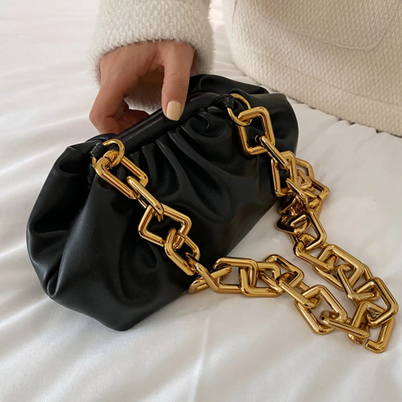 Chic Block Chain Women's Shoulder Bags High Quality Pu Leather Ladies Shoulder Crossbody Bag Designer Casual Solid Travel Purses
Chic Block Chain Women's Shoulder Bags High Quality Pu Leather Ladies Shoulder Crossbody Bag Designer Casual Solid Travel Purses