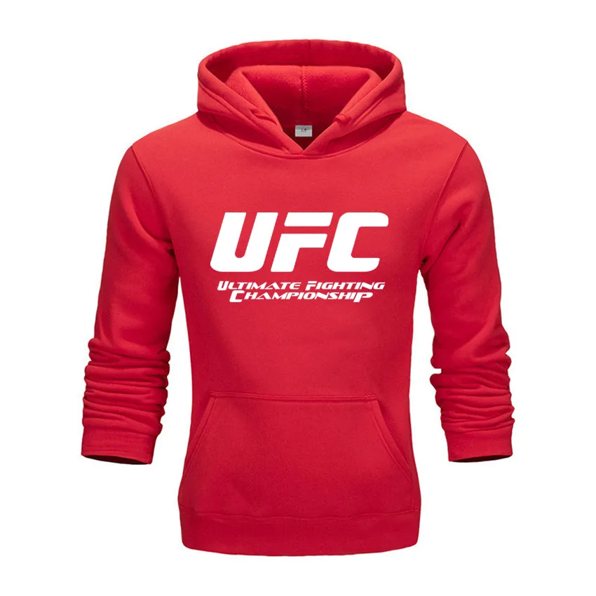 Толстовки с капюшоном UFC Fight Night Hoody MMA Чемпион Толстовка Осень Зима Топы Модные