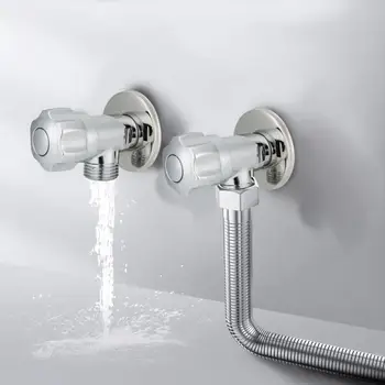 Angle Valve G1/2in Copper Angle Valve Water Stop Valve for Washbasin Kitchen Faucet Water Heater Toilet Manual
Angle Valve G1/2in Copper Angle Valve Water Stop Valve for Washbasin Kitchen Faucet Water Heater Toilet Manual