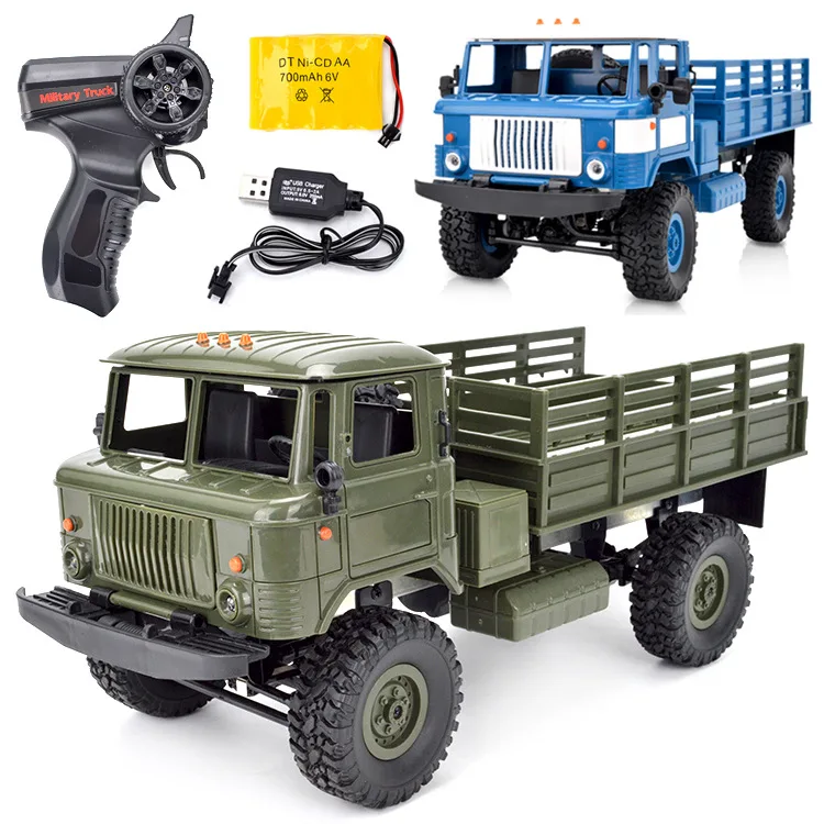 Wanpy long B- 24 Truck Children Remote Control RC Four-Wheel Drive Off-road Climbing 1: 16 Military Electric Model Toy Car
Wanpy long B- 24 Truck Children Remote Control RC Four-Wheel Drive Off-road Climbing 1: 16 Military Electric Model Toy Car