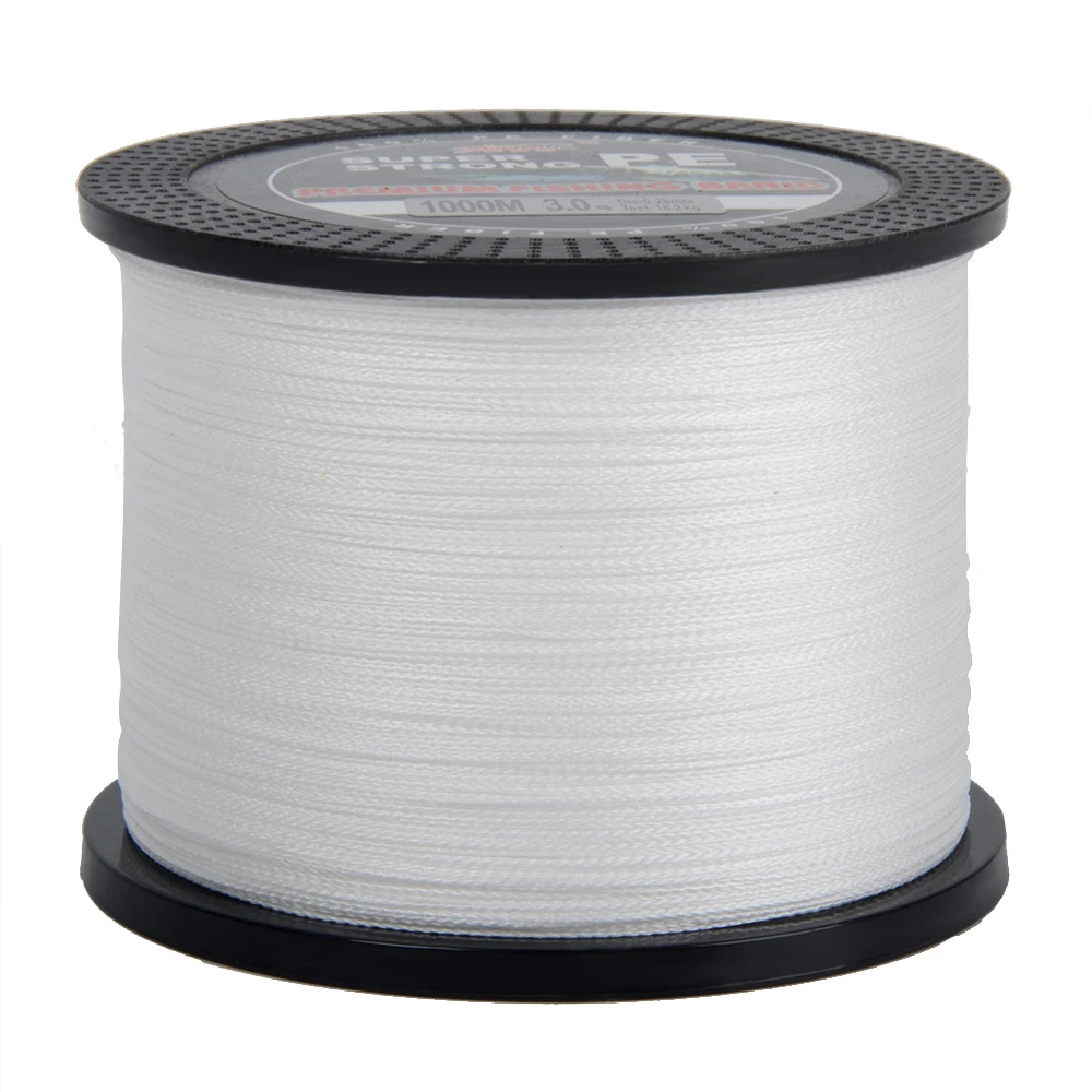 1000m Fishing Line 4 Strands Knitted Abrasion Resistant Fly Fishing Line Strong PE Lines Carp Fishing Tackle Box Pesca
1000m Fishing Line 4 Strands Knitted Abrasion Resistant Fly Fishing Line Strong PE Lines Carp Fishing Tackle Box Pesca