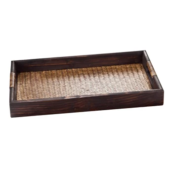 Plate Tea Server Woven Rattan Water Kitchen Nesting Natural Serving Trays Food Rectangular Drink Dishes Platter
Plate Tea Server Woven Rattan Water Kitchen Nesting Natural Serving Trays Food Rectangular Drink Dishes Platter
