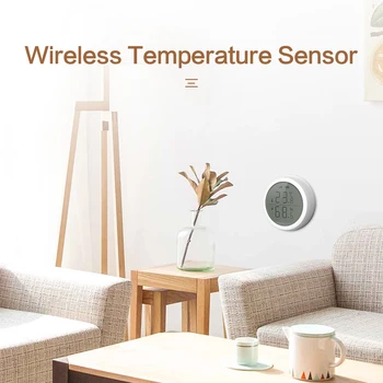 ZigBee Tuya Smart Life Wireless Smart Temperature Humidity With Sensor Digital LCD Screen Display Zigbee Alarm Smart home 
ZigBee Tuya Smart Life Wireless Smart Temperature Humidity With Sensor Digital LCD Screen Display Zigbee Alarm Smart home