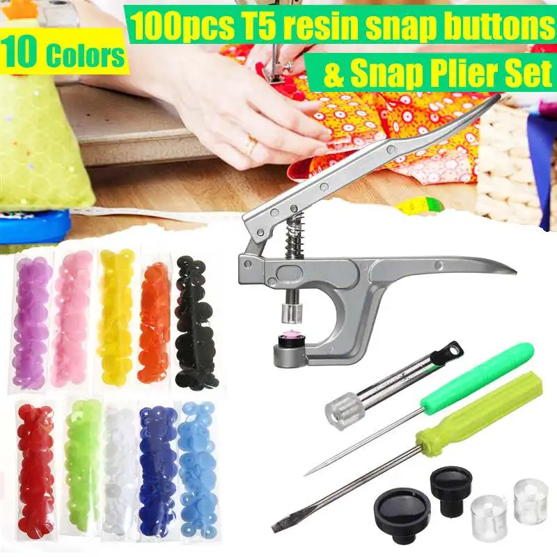 Snap Button Installation Tool Set Pressure Clamp Set Snap Button Round With Fastener Snap Pliers Pliers Snap Button
Snap Button Installation Tool Set Pressure Clamp Set Snap Button Round With Fastener Snap Pliers Pliers Snap Button