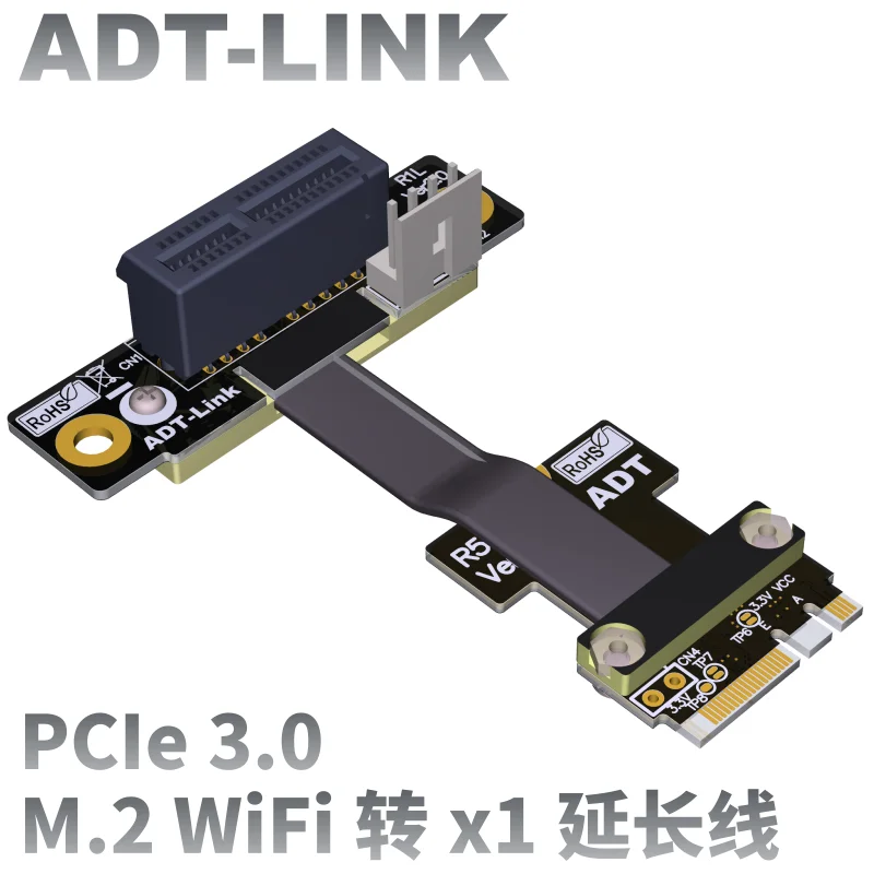 M.2 WiFi A.E Key A+E To PCI-e 1x x1 Riser Extender Adapter Card Ribbon Gen3.0 Cable AE Key A E For PCIE 3.0 x1 x4 x16 M2 Card
M.2 WiFi A.E Key A+E To PCI-e 1x x1 Riser Extender Adapter Card Ribbon Gen3.0 Cable AE Key A E For PCIE 3.0 x1 x4 x16 M2 Card