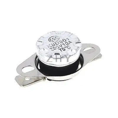 KSD301 75 Celsius Normally Close Temperature Control Thermostat Switch 
KSD301 75 Celsius Normally Close Temperature Control Thermostat Switch