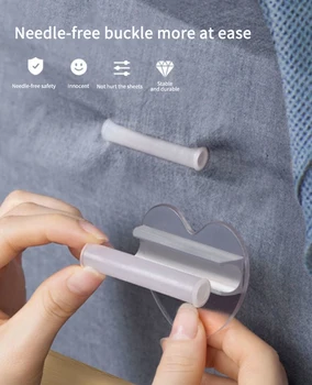 4pcs Multi-function Invisible Sheet Clip Mattress Anti-skid Clip Holder Buckle Seamless Clip Fixing Buckle For Bedroom
4pcs Multi-function Invisible Sheet Clip Mattress Anti-skid Clip Holder Buckle Seamless Clip Fixing Buckle For Bedroom