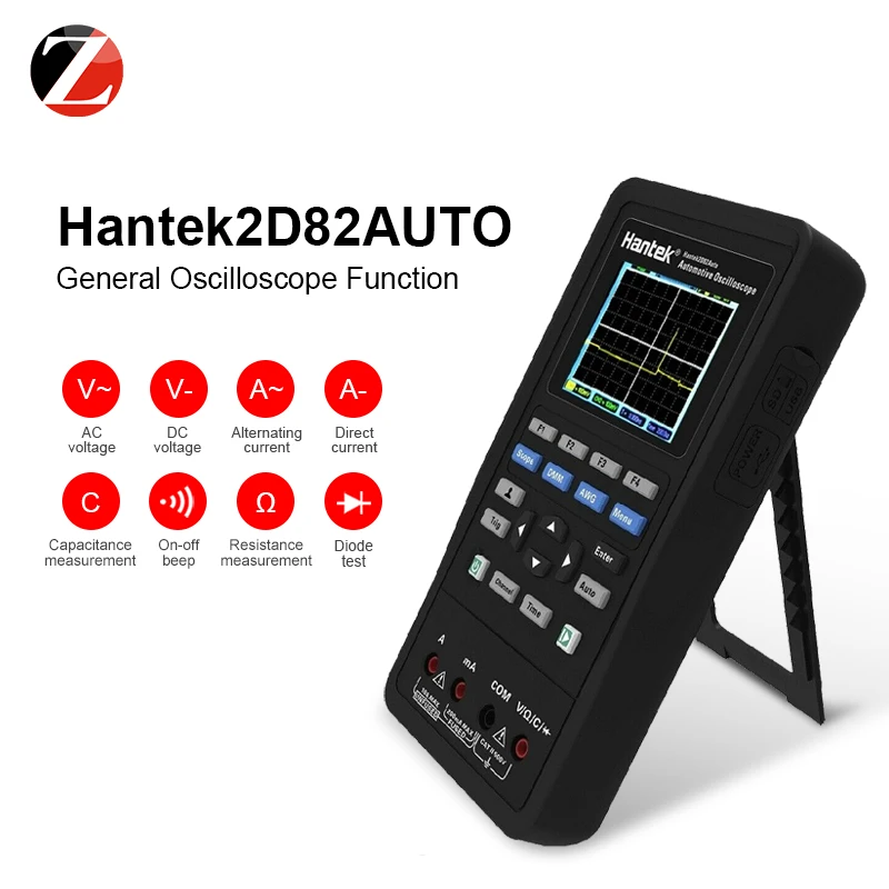 Portable oscilloscope HANTEK OSCILLOSCOPE 2D82 4 in 1 car tester Multimeter and Signal simulator function 2c42 2d42 2c72 2d72
Portable oscilloscope HANTEK OSCILLOSCOPE 2D82 4 in 1 car tester Multimeter and Signal simulator function 2c42 2d42 2c72 2d72