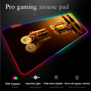 Yuzuoan XXL Large Computer Mousepad 3D Three-dimensional Bullet Carpet Pad Colorful LED Lighting Backlight RGB Gaming Mouse Pad
Yuzuoan XXL Large Computer Mousepad 3D Three-dimensional Bullet Carpet Pad Colorful LED Lighting Backlight RGB Gaming Mouse Pad