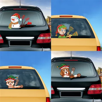 Christmas Decoration Santa Claus 3D PVC Waving Car Stickers Styling Window Wiper Decals Rear Windshield Decor Hot Sale
Christmas Decoration Santa Claus 3D PVC Waving Car Stickers Styling Window Wiper Decals Rear Windshield Decor Hot Sale