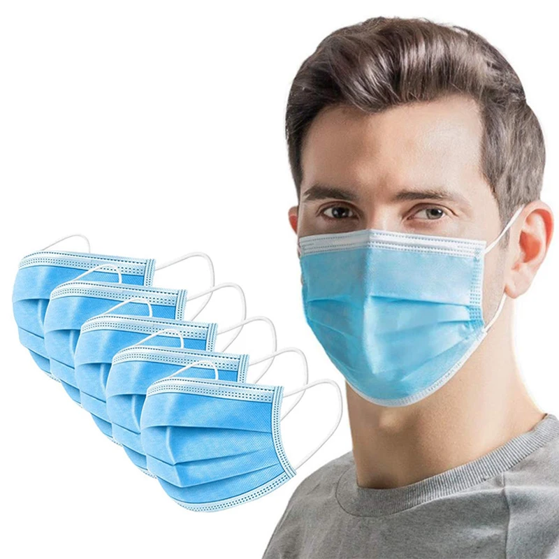 Anti-virus 3-Layer Protective Mask Anti Dust Droplet Pollution Epidemic Disposable Filter Safety Earloop Earloop Masks
Anti-virus 3-Layer Protective Mask Anti Dust Droplet Pollution Epidemic Disposable Filter Safety Earloop Earloop Masks