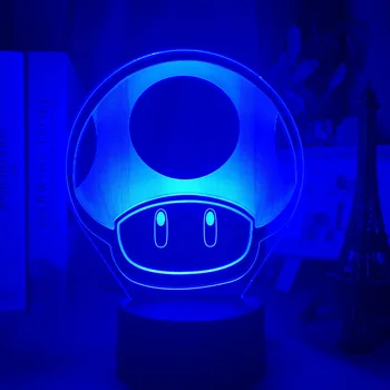 Cute Super Mario 1UP Baby Night Light Led Touch Sensor Color Changing Table Night Lamp Toad Gift for Kids Room Decor Nightlight
Cute Super Mario 1UP Baby Night Light Led Touch Sensor Color Changing Table Night Lamp Toad Gift for Kids Room Decor Nightlight