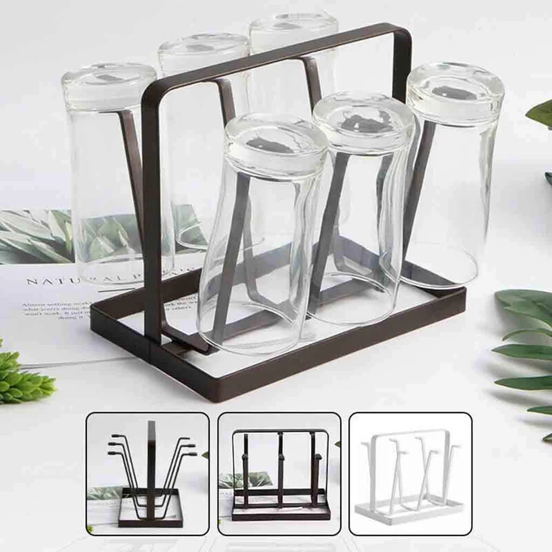 Practical Wrought Iron Cup Holder Upside Down Drain Cup Holder Kitchen Storage Rack Cup Holder Bracket Kitchen Tool Accessories
Practical Wrought Iron Cup Holder Upside Down Drain Cup Holder Kitchen Storage Rack Cup Holder Bracket Kitchen Tool Accessories