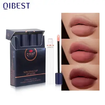4 Colors Velvet Matte Lip Gloss Long Lasting Waterproof Cigarette Lipsgloss Fog Surface Sexy Nude Lipstick Maquillaje Batom TSLM
4 Colors Velvet Matte Lip Gloss Long Lasting Waterproof Cigarette Lipsgloss Fog Surface Sexy Nude Lipstick Maquillaje Batom TSLM