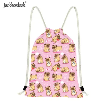 Jackherelook 2019 New Cute Funny Pug Pupies Women Drawstring Backpack Travel Softback Mochila Cute Fashion for Girls
Jackherelook 2019 New Cute Funny Pug Pupies Women Drawstring Backpack Travel Softback Mochila Cute Fashion for Girls