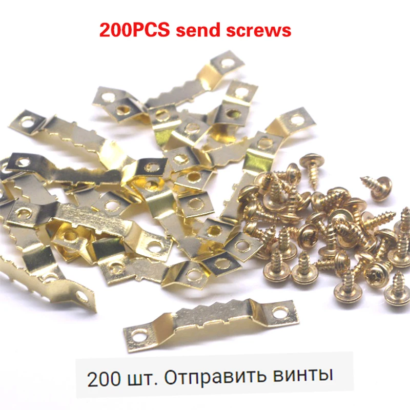 200pcs Hanging Craft Picture Photo Home Bedroom Decoration Antislip Double Hole Accessories Assorted Frame Hanger Set Sawtooth
200pcs Hanging Craft Picture Photo Home Bedroom Decoration Antislip Double Hole Accessories Assorted Frame Hanger Set Sawtooth