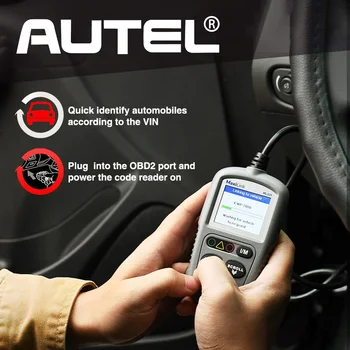 AUTEL MaxiLink ML329 Auto Code Reader OBD2 Scanner Read Clear DTC AutoVIN OBDII Car Diagnostic Tool Autoscanner PK ELM327 AL319
AUTEL MaxiLink ML329 Auto Code Reader OBD2 Scanner Read Clear DTC AutoVIN OBDII Car Diagnostic Tool Autoscanner PK ELM327 AL319
