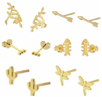 100% 925 Sterling Silver Petite gold multiple styles Stud Earrings for Women Small Earrings Fine Jewelry brincos A30 
100% 925 Sterling Silver Petite gold multiple styles Stud Earrings for Women Small Earrings Fine Jewelry brincos A30