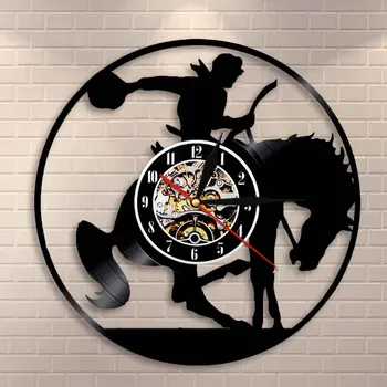 Cowboy Wall Art Wall Clock Horse Rider Vinyl Record Wall Clock Western Wall Decor Rodeo Horse Riding Cowboy Vintage Clock Watch
Cowboy Wall Art Wall Clock Horse Rider Vinyl Record Wall Clock Western Wall Decor Rodeo Horse Riding Cowboy Vintage Clock Watch