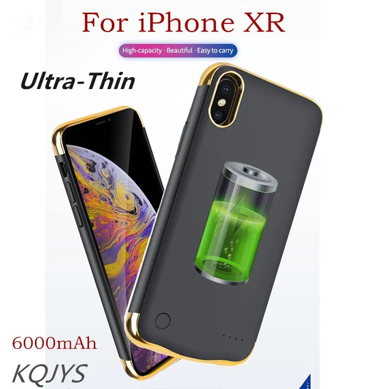 KQJYS 6000mAh Portable Battery Charger Cases for iPhone XR Power Bank Battery Charging Power Case for iPhone XR Battery Case
KQJYS 6000mAh Portable Battery Charger Cases for iPhone XR Power Bank Battery Charging Power Case for iPhone XR Battery Case