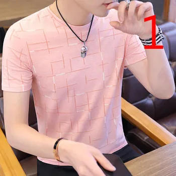 2019 summer port wind lapel slim t-shirt Korean version of the trend of solid color leading men's compassionate
2019 summer port wind lapel slim t-shirt Korean version of the trend of solid color leading men's compassionate